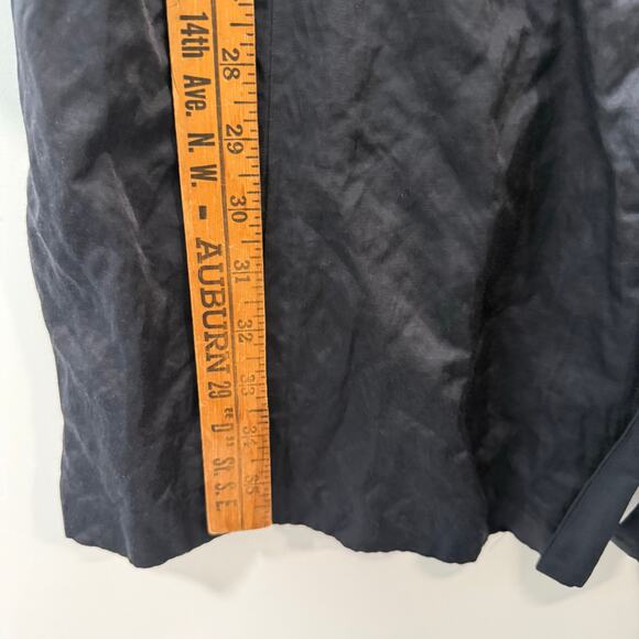 Eileen Fisher Women's Jacket Metallic Tunic Length Button Front Dark Grey Medium - Picture 5 of 8